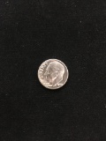 1964-D United States Roosevelt Dime - 90% Silver Coin - BU Condition