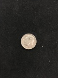 1954-D United States Roosevelt Dime - 90% Silver Coin
