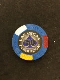 Las Vegas Poker Room $50 Casino Chip