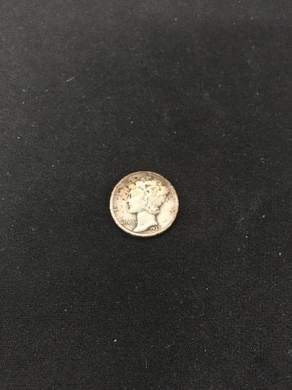 1937-D United States Mercury Silver Dime - 90% Silver Coin