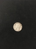 1944-D United States Mercury Silver Dime - 90% Silver Coin