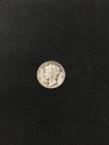 1941 United States Mercury Silver Dime - 90% Silver Coin