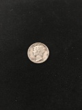 1942 United States Mercury Silver Dime - 90% Silver Coin