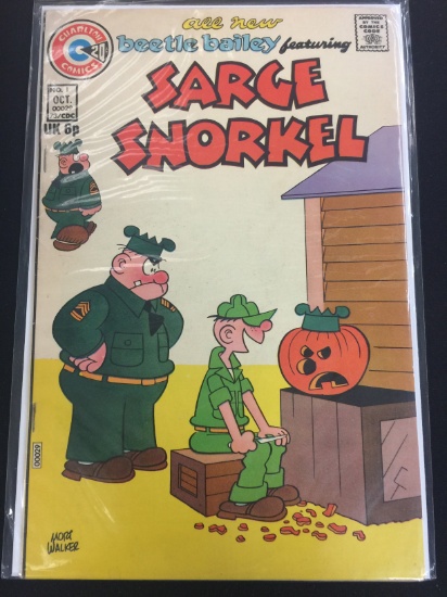 Beetle Bailey Featuring Sarge Snorkel #1-Charlton Comic Book