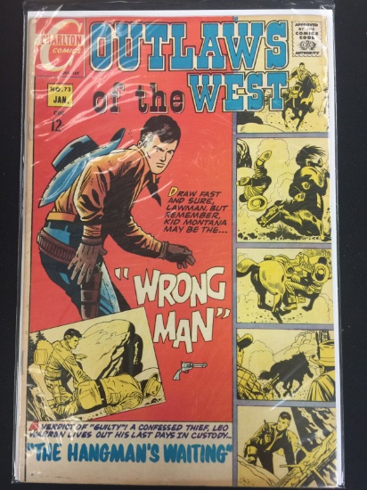 Outlaws of the West #73-Charlton Comic Book