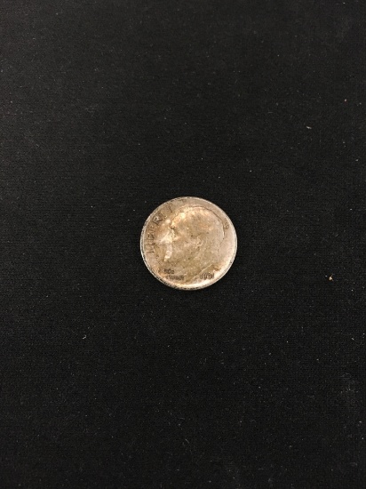 1961-United States Roosevelt Dime - 90% Silver Coin