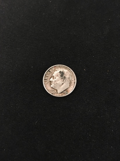 1951-United States Roosevelt Dime - 90% Silver Coin