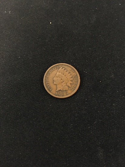 1905-United States Indian Head Cent Coin