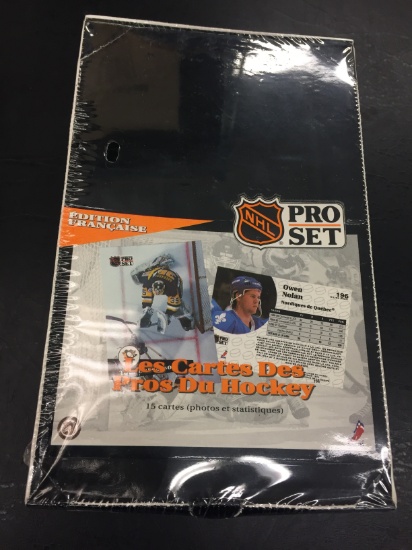 1991-92 Pro Set Hockey French Edition 36 Pack Wax Box - Factory Sealed