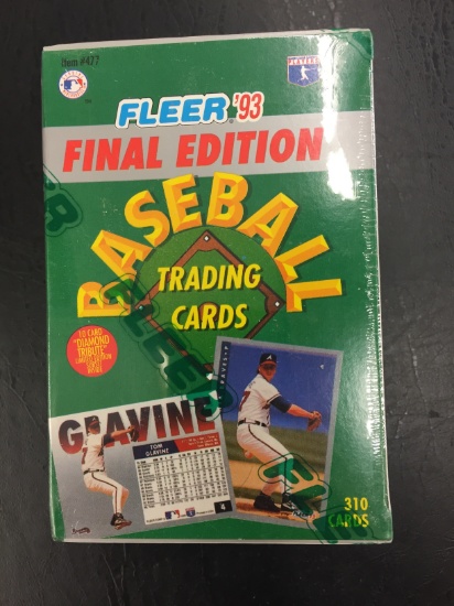 1993 Fleer Final Edition Baseball Complete Factory Set