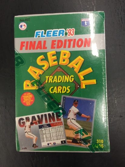 1993 Fleer Final Edition Baseball Complete Factory Set