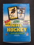 1991-92 Score Hockey Series 2 English Edition 36 Pack Wax Box