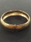 Italian Made Gold-Tone Large Sterling Silver Cuff Bracelet w/ Hand Etching
