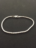 Petite Italian Made Sterling Silver 8