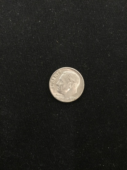 1964-D United States Roosevelt Dime - 90% Silver Coin