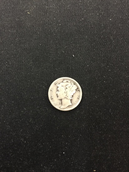 1937-S United States Mercury Dime - 90% Silver Coin