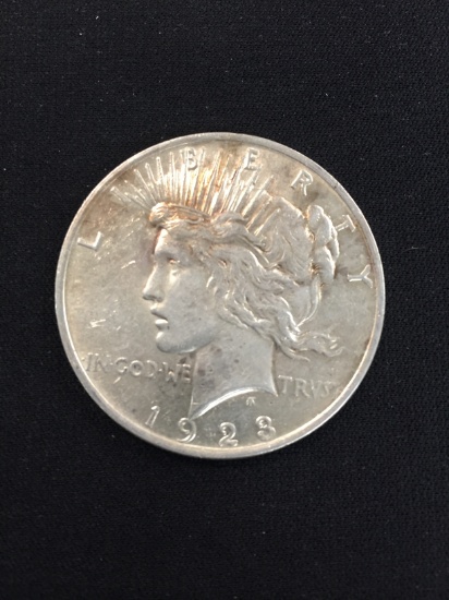 1923-United States Peace Silver Dollar - 90% Silver Coin