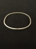 Rustic Old Pawn Mexico Sterling Silver Bangle Bracelet