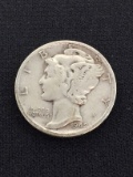 1942-S United States Mercury Dime - 90% Silver Coin