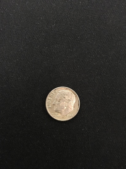 1964-D United States Roosevelt Dime - 90% Silver Coin