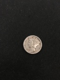 1943 United States Mercury Dime - 90% Silver Coin