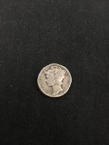 1941 United States Mercury Dime - 90% Silver Coin