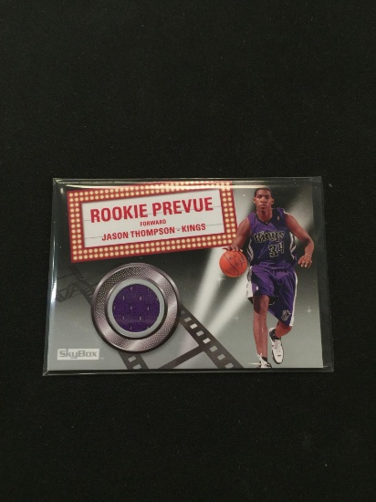 2008-09 Skybox Rookie Prevue Jason Thompson Kings Jersey Card