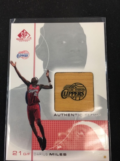 2001-02 SP Game Floor Edition Lamar Odom Clippers Game Used Floor