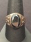 Bell Trading Company Sterling Silver & Hematite Ring - Size 10