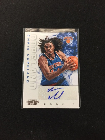 2012-13 Panini Contenders Chris Copeland Knicks Rookie Autograph Card