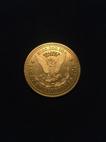 $100,000 Reader's Digest Sweepstakes Coin Token