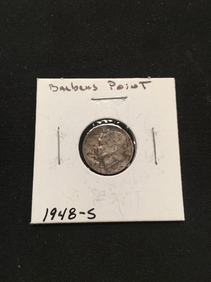 1948-S United States Roosevelt Silver Dime - 90% Silver Coin