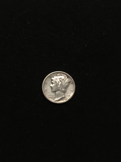 1945-S United States Mercury Silver Dime - 90% Silver Coin