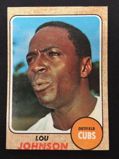 1968 Topps #184 Lou Johnson Cubs