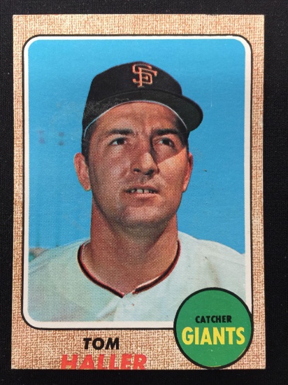 1968 Topps #185 Tom Haller Giants