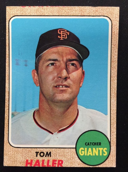 1968 Topps #185 Tom Haller Giants