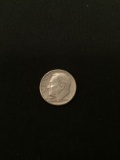 1961-United States Roosevelt Silver Dime - 90% Silver Coin
