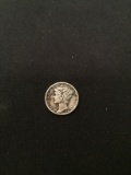 1945-United States Mercury Dime - 90% Silver Coin