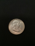 1950-United States Franklin Half Dollar - 90% Silver Coin