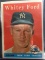 1958 Topps #320 Whitey Ford Yankees Vintage Baseball Card