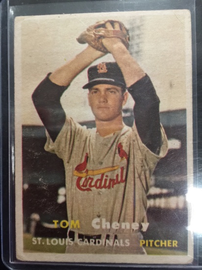 1957 Topps #359 Tom Cheney Cardinals Vintage Baseball Card