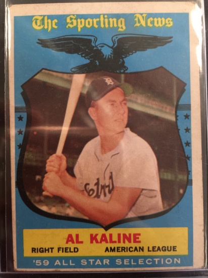 1959 Topps #562 Al Kaline Tigers All-Star Vintage Baseball Card