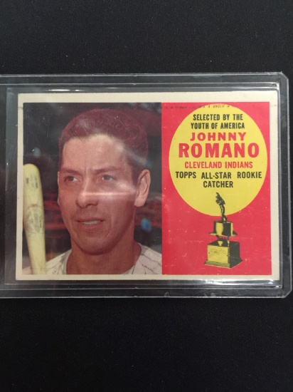1960 Topps #323 Johnny Romano Indians Vintage Baseball Card
