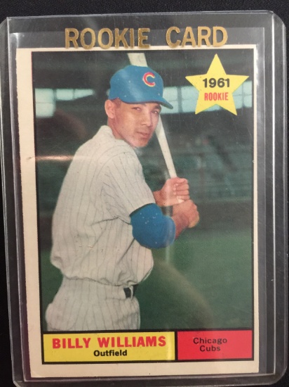 1961 Topps #141 Billy Williams Cubs Rookie Vintage Baseball Card