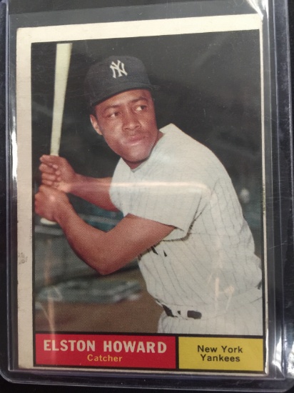 1961 Topps #495 Elston Howard Yankees Vintage Baseball Card