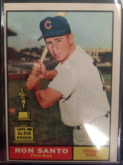 1961 Topps #35 Ron Santo Cubs Vintage Baseball Card