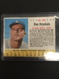 1963 Post #123 Don Drysdale Dodgers Vintage Baseball Card