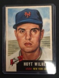 1953 Topps #151 Hoyt Wilhelm Giants Vintage Baseball Card