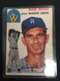 1954 Topps #189 Bob Ross Senators Vintage Baseball Card
