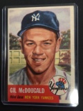 1953 Topps #43 Gil McDougald Yankees Vintage Baseball Card